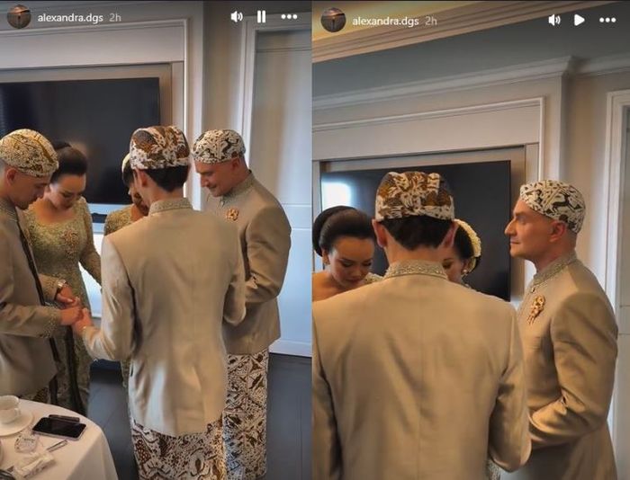 Ayah Alyssa Daguise, Richard Daguise pimpin doa keluarga jelang pernikahan Alyssa dan Al