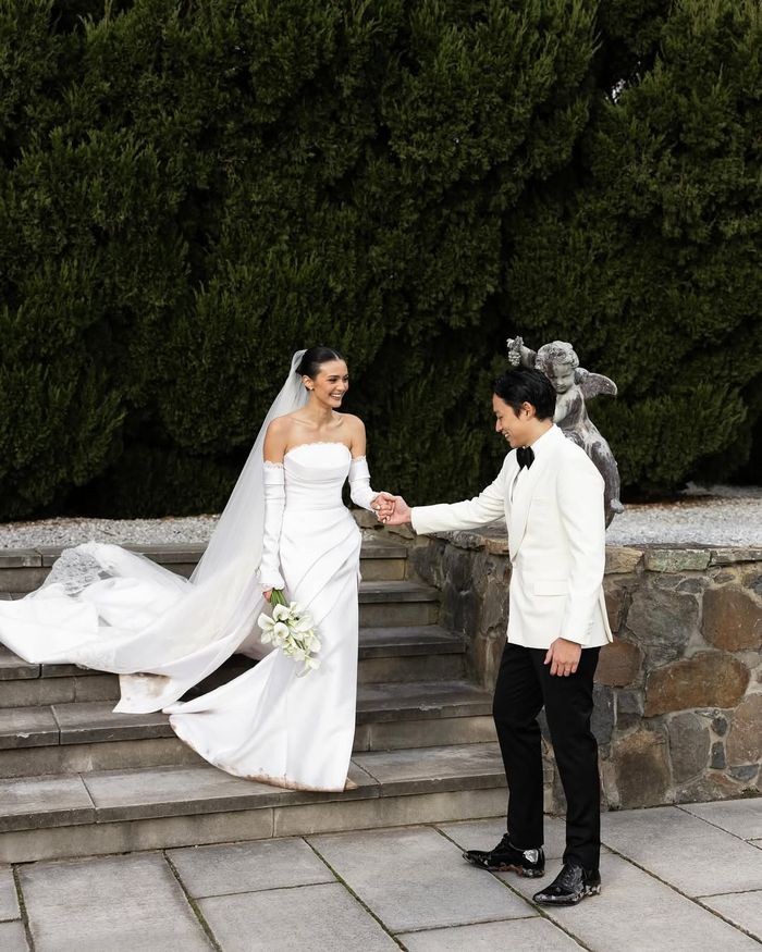 Amanda Rawles dan Adriel Susanteo menikah di Australia.