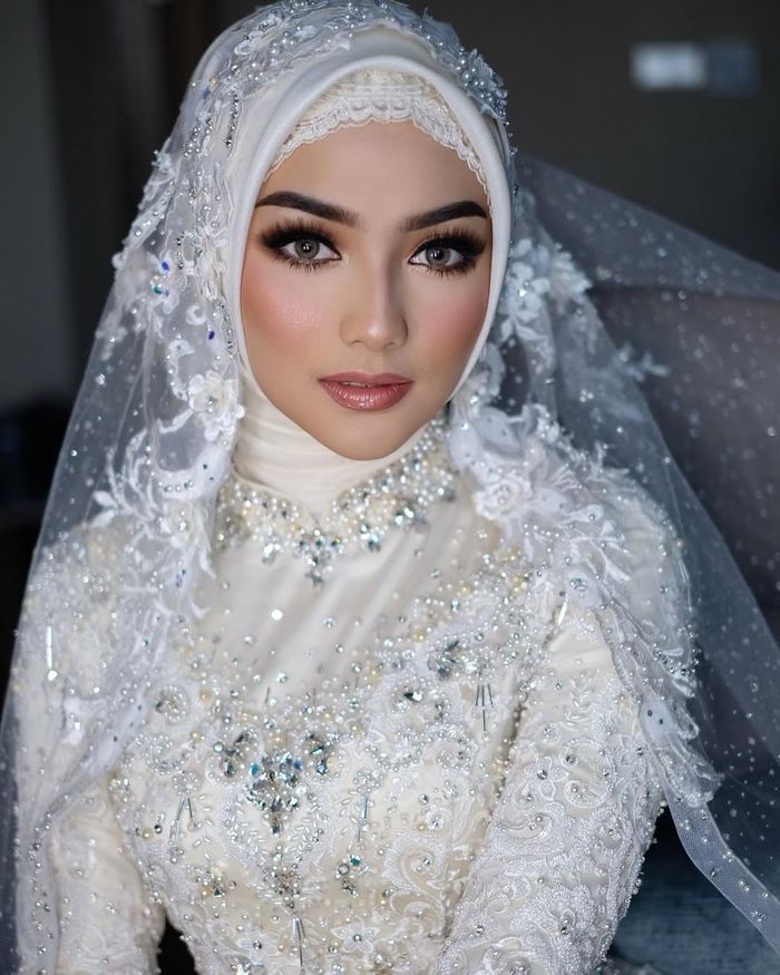 Tampilan makeup Citra Kirana di hari pernikahannya.