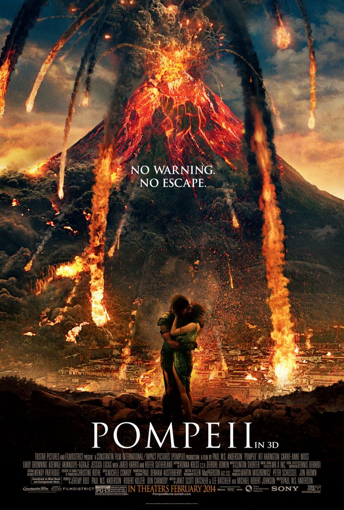 Official poster film Pompeii (2014).