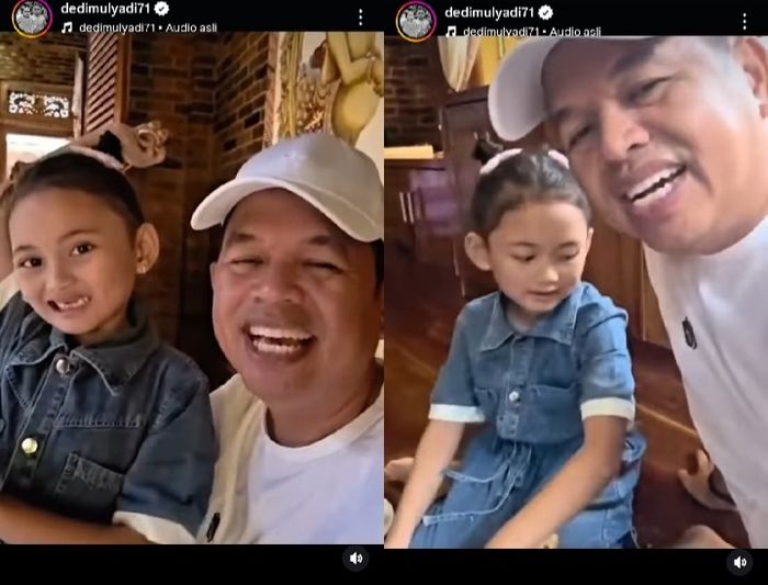 Dedi Mulyadi bagikan keseruan membuat cireng bareng anak.