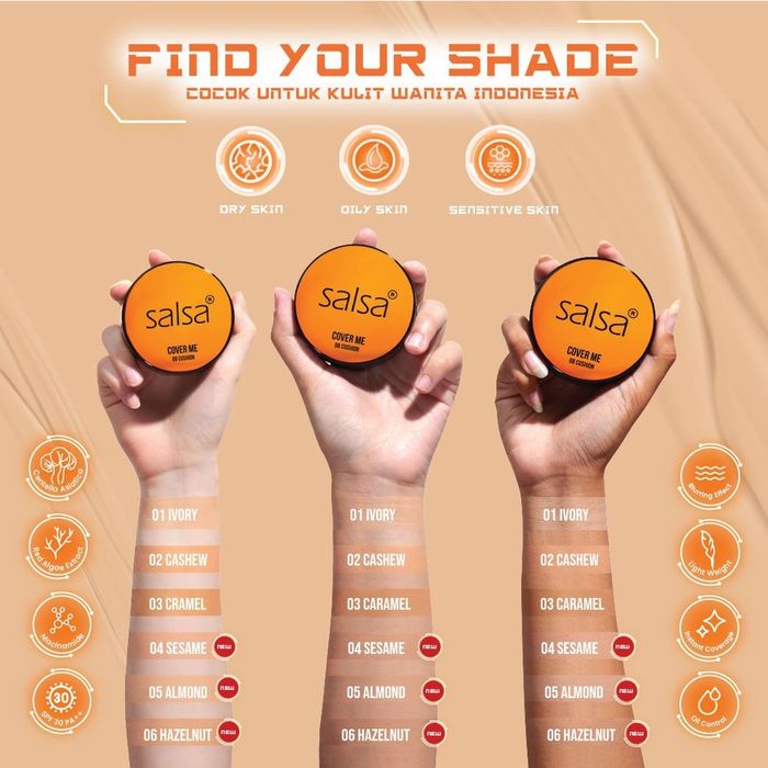 Rekomendasi cushion murah: Salsa.