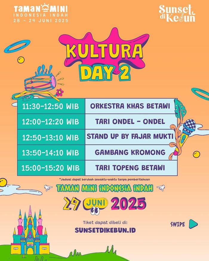 Acara Sunset di Kebun   