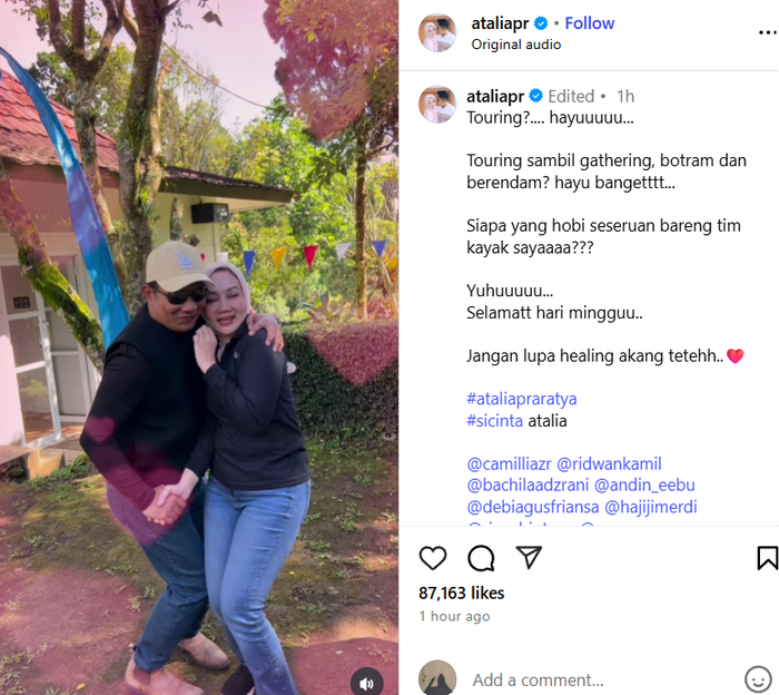 Unggahan Atalia Praratya