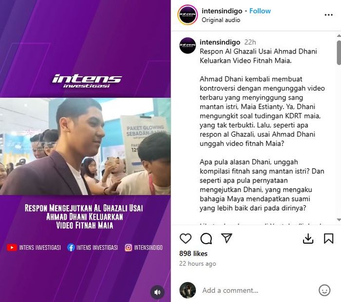  Aktor Al Ghazali beri reaksi mengejutkan usai Ahmad Dhani sindir habis-habisan Maia Estianty, suami Alyssa Daguise pilih bungkam?