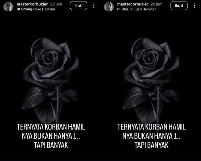 Deddy Cobuzier beri kode bahwa korban hamil bukan hanya Erika Carlina.