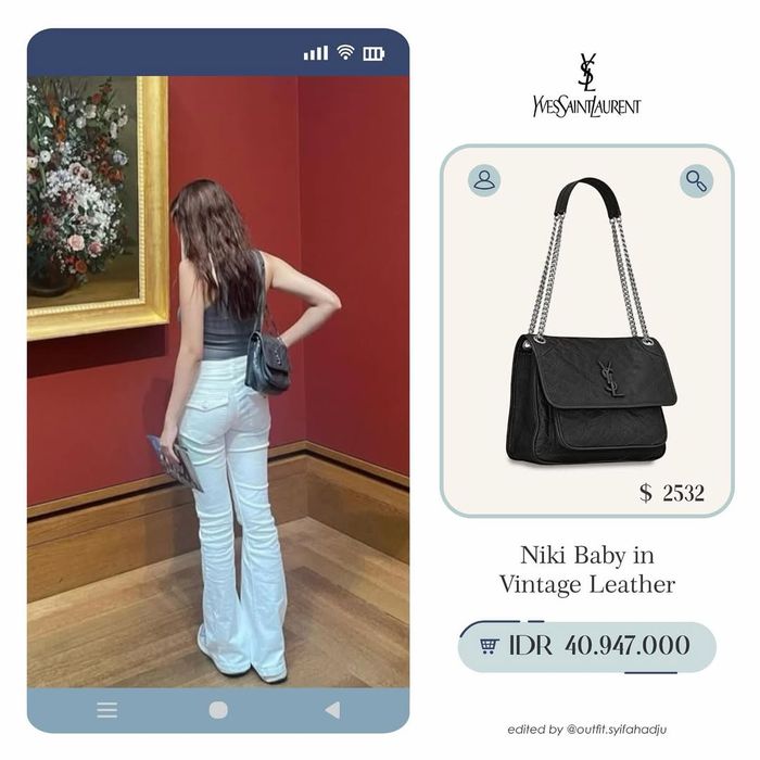 Tas YSL milik Syifa Hadju.
