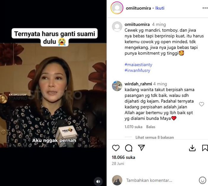 Maia Estianty senang bisa umrah bareng Irwan Mussry