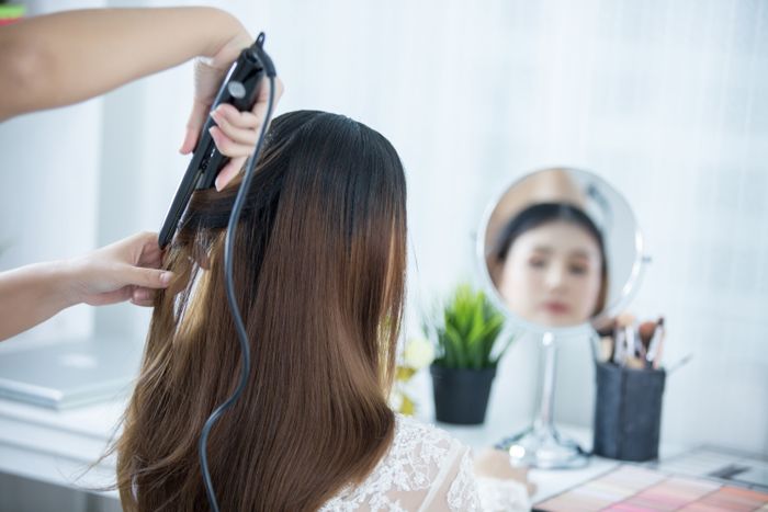 Bentuk catokan untuk gaya rambut.