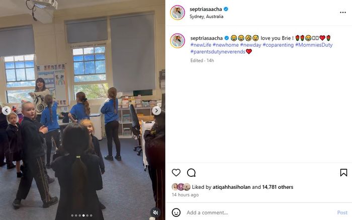 Unggahan Acha Septriasa soal co-parenting