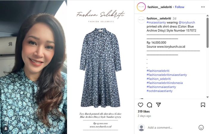 Harga dress Maia Estianty di ultah Syahrini.