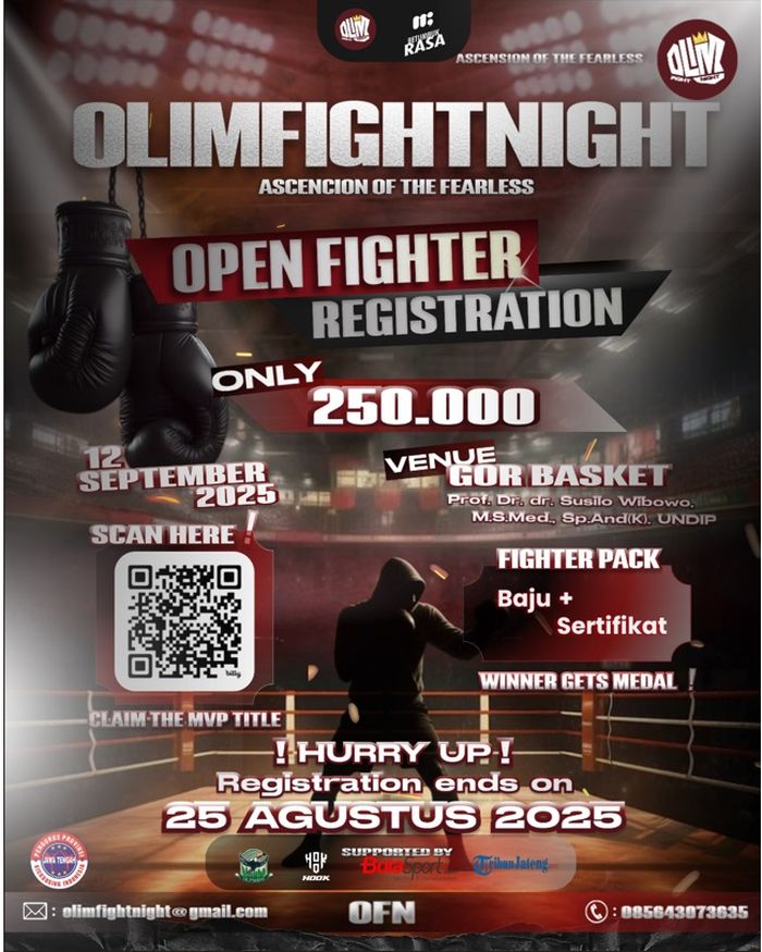 Olim Fight Night 2025 Universitas Diponegoro, Semarang.