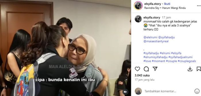 Maia Estianty bertemu dengan ibunda Syifa Hadju