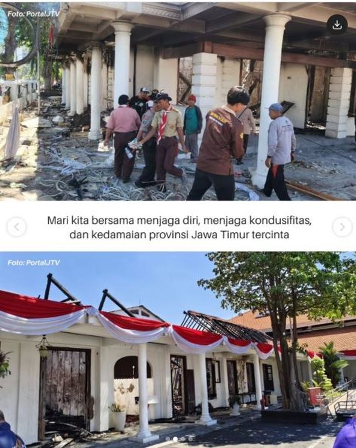 Kantor Emil Dardak dibakar massa, Arumi Bachsin ungkap kondisinya bersama sang suami usai aksi demo. 