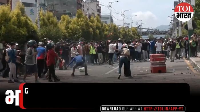 Demonstrasi di Nepal