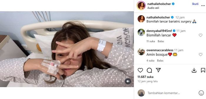 Unggahan Nathalie Holscher