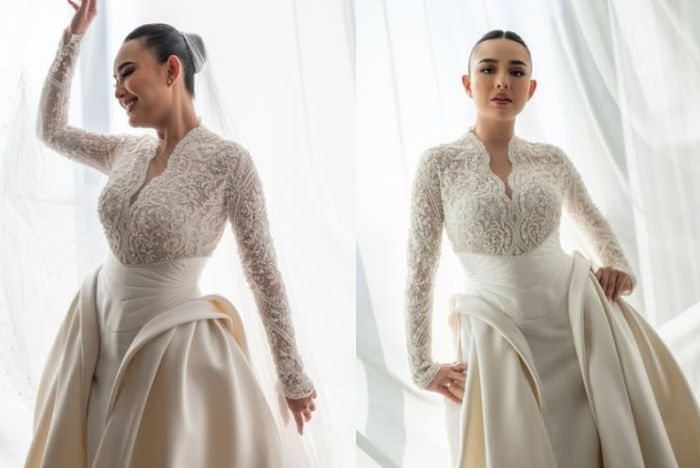 Gaun pernikahan Amanda Manopo