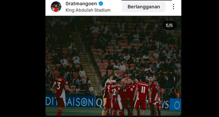 Penyerang timnas Indonesia, Ragnar Oratmangoen, mengupload foto yang sama dengan Marc Klok tapi ada Jay Idzes