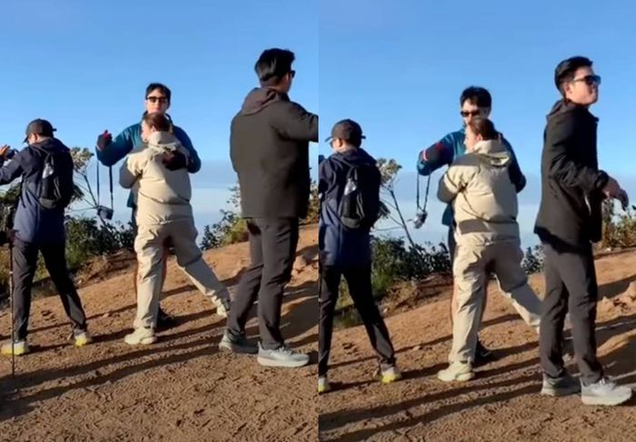 Hubungan antara Amanda Manopo dan Kenny Austin tersebar setelah foto dan video mereka di gunung Merbabu bocor.