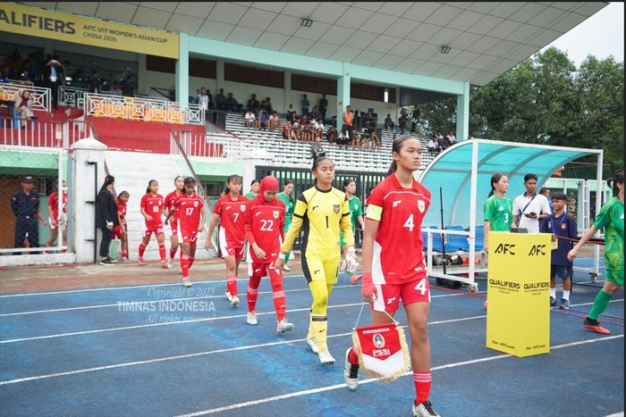 Timnas Putri U-17 Indonesia sukses membuk3ukan kemenangan perdana dari Makau pada laga perdana Kualifikasi Piala Asia U-17 Putri 2026, Senin (13/10/2025).