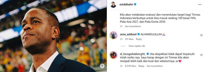 Tanggapan Cristian Gonzales soal Patrick Kluivert.