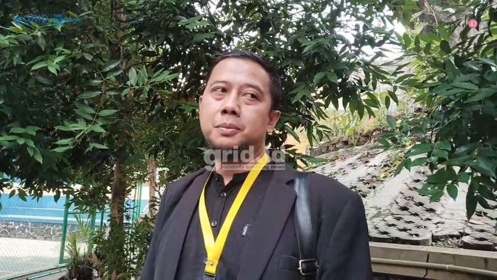 Galih Rakasiwi saat ditemui di Pengadilan Agama Jakarta Selatan, Jumat (17/10/2025).