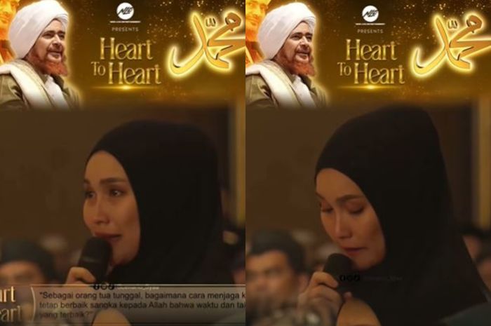 Tangis Ayu Ting Ting pecah saat curhat masalah jodoh ke Habib Umar bin Hafidz