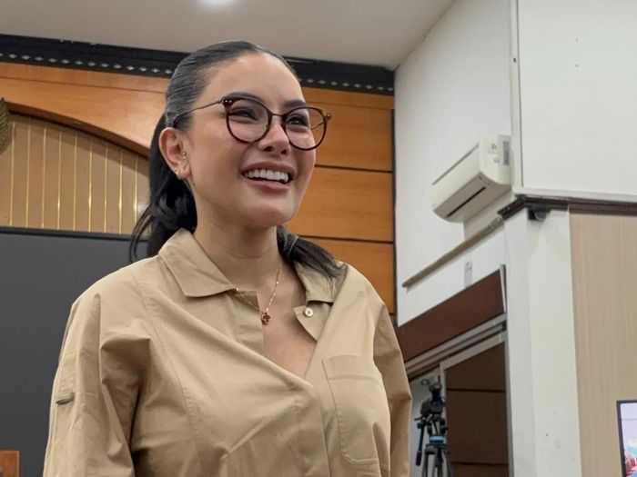 Nikita Mirzani di Pengadilan Negeri Jakarta Selatan, Kamis (23/10/2025). 