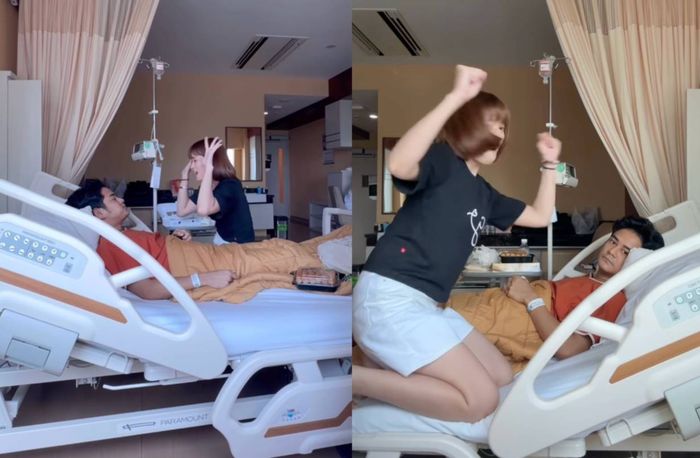 Chika Jessica sempat membagikan momen ketika Dwi Andhika dirawat di rumah sakit.