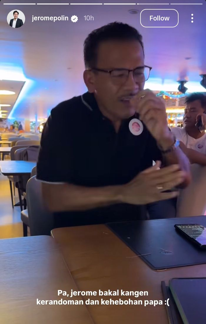 Kenangan Jerome Polin dan sang ayah.