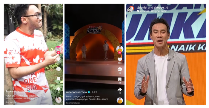 Postingan selebritas tentang Shopee Jagoan UMKM Naik Kelas