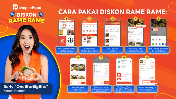 Cara menikmati Diskon Rame Rame dengan Group Order