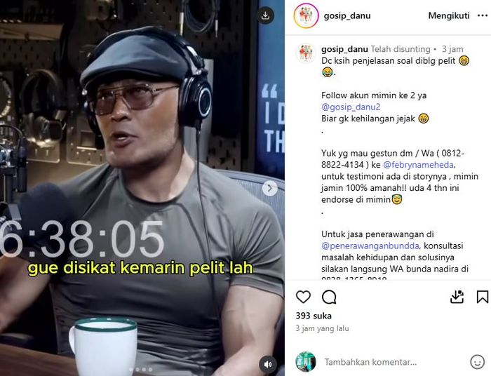 Deddy Corbuzier buka suara soal tudingan pelit