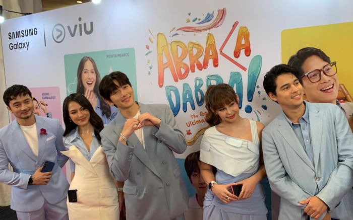 Konferensi pers reality show ABRACADABRA: The Galaxy of Ultimate Healing, di Lotte Mall Avenue, Kuningan, Jakarta Selatan, Jumat (28/11/2025).