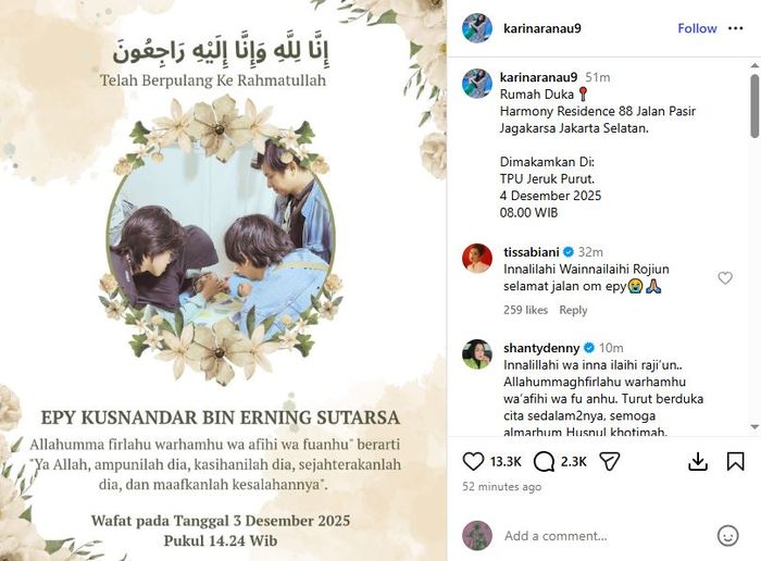 Epy Kusnandar meninggal dunia