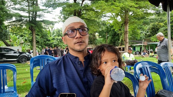Rama Moektio saat ditemui di TPU Jeruk Purut, Jakarta Selatan, Senin (8/12/2025).