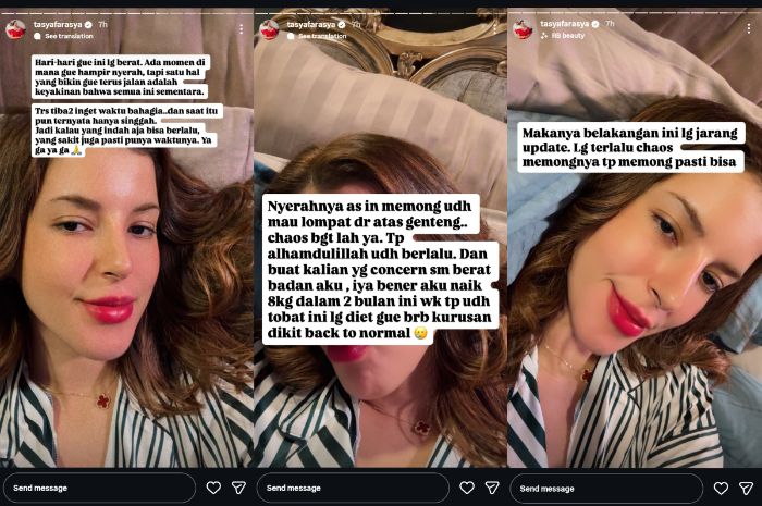 Curhatan Tasya Farasya pasca bercerai