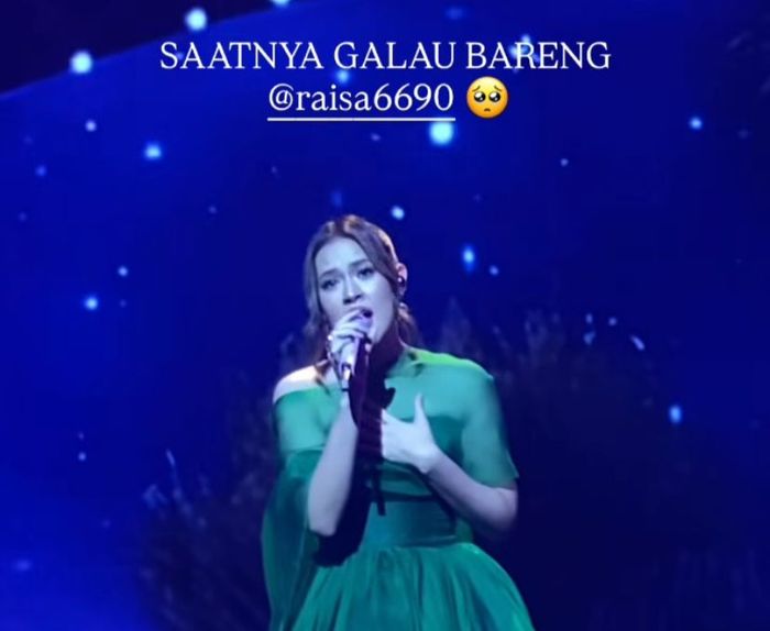 Raisa tampil memukai di konser HUT Transmedia.