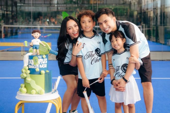 Momen putra sulung Rachel Venna dan Niko Al Hakim, Xabiru Oshe Al Hakim, yang kerap disapa Xabiru, berulang tahun yang ke-8