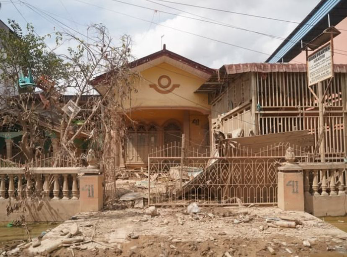 Kondisi Aceh Tamiang pasca banjir.