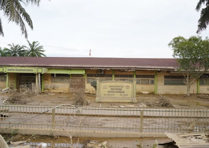Kondisi Aceh Tamiang pasca banjir.
