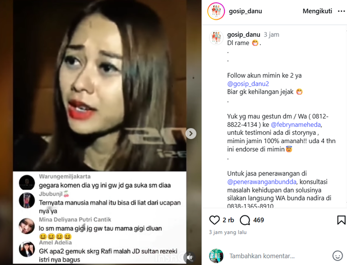 Ucapan Aura Kasih pada Nagita Slavina di masa lalu kembali viral
