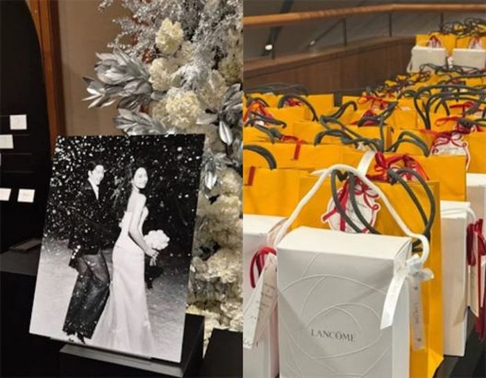 Foto prewedding dan souvenir pernikahan Kim Woo Bin - Shin Min Ah