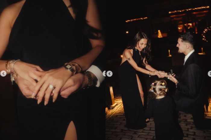 Jennifer Coppen dilamar Justin Hubner