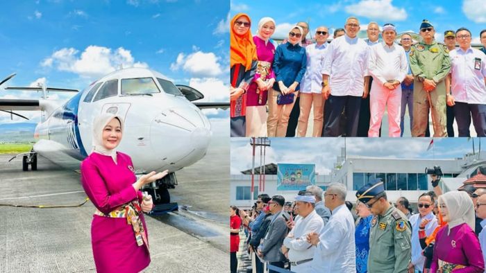 Dedi Mulyadi tampil bersama Atalia Parartya dalam peresmian rute penerbangan, sang gubernur auto dijodohkan oleh warganet.