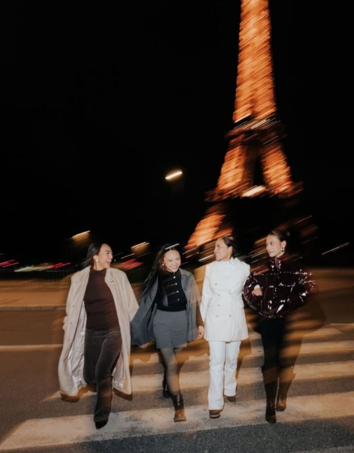 Momen liburan Rachel Vennya di Paris, Prancis.