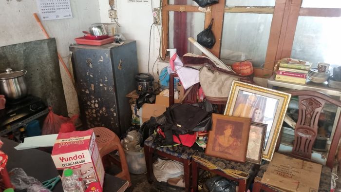 Rumah Diding Boneng ambruk