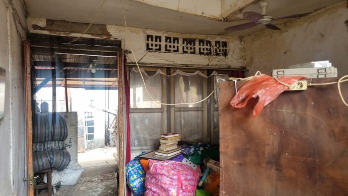 Kondisi rumah Diding Boneng di kawasan Menteng, Jakarta Pusat, Selasa (30/12/2025).