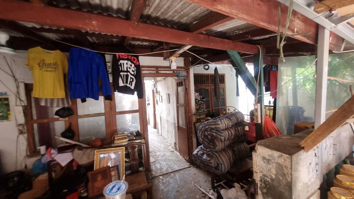 Kondisi rumah Diding Boneng di kawasan Menteng, Jakarta Pusat, Selasa (30/12/2025).