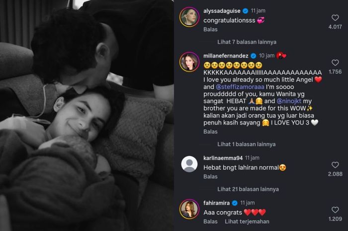Steffi Zamora melahirkan anak pertama.